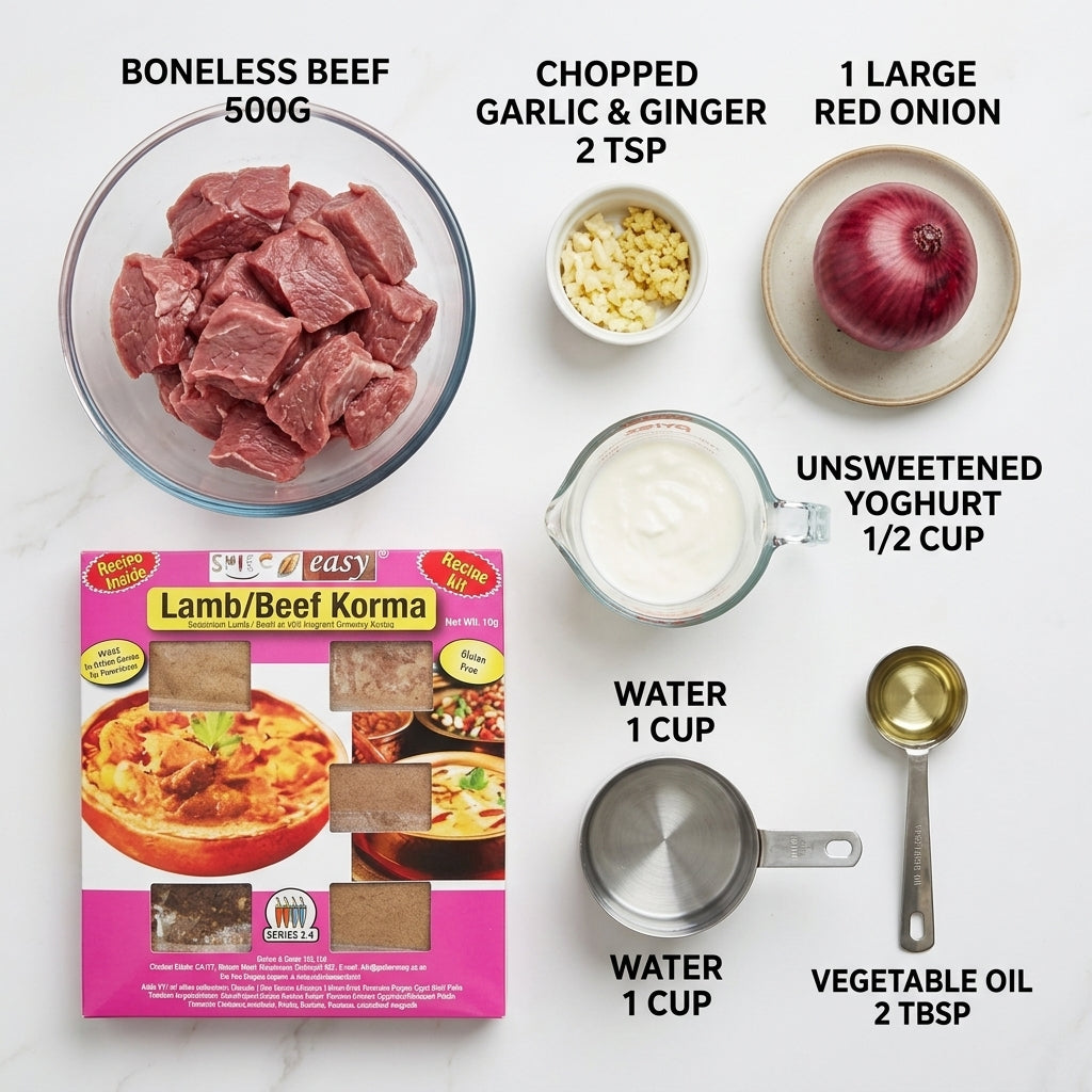 Lamb / Beef Korma Recipe Kit