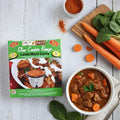 SpicenEasy slow cooker curry kit packaging showing spice sachets for lamb or beef